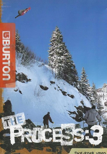 The Process 3 DVD VIDEO DOCUMENTARY snowboard jumps snow boarders riders! Burton