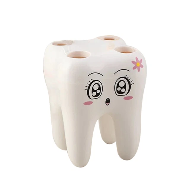 Soporte para cepillo de dientes Divertido estante de baño para Home Hotel Store (como