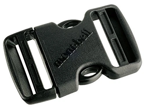 Hebilla de liberación lateral Mont-bell 50 mm doble tirón negra 1124359 BK 1124359