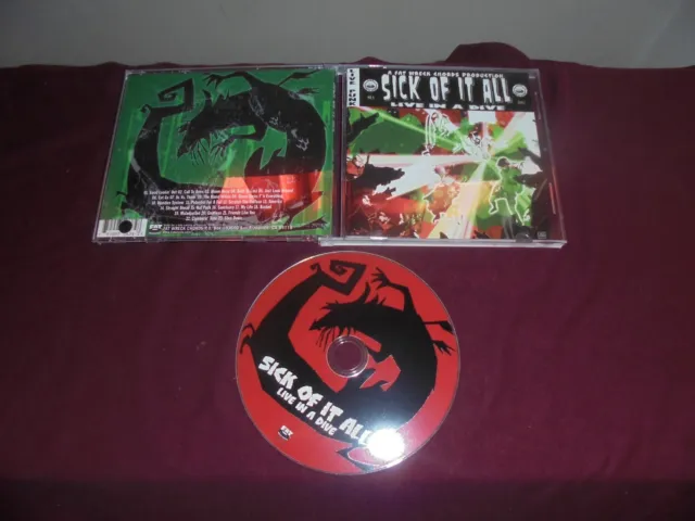 Sick Of It All "Live In A Dive" CD 	Fat Wreck Chords – FAT638-2 USA 2002