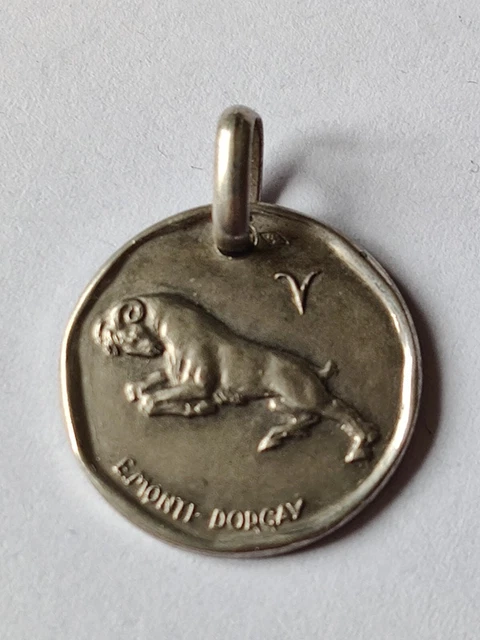 HELIOS BIJOUX - Pendentif Médaille Signe Astrologique Zodiaque Cancer - Argent Massif 925°°° Rhodié - Neuf