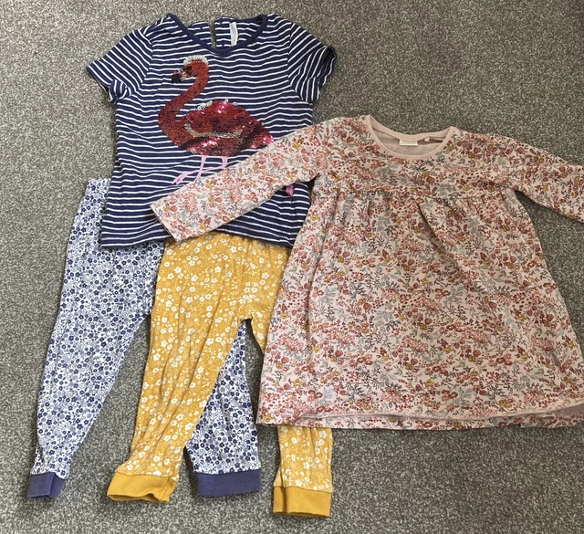 Next And Jojo Maman Bebe baby girl clothing bundle 12-18 months Sequin Top