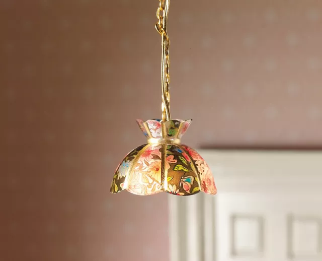 12th Scale Tiffany Style Dolls House Ceiling Light 12v Dolls House Emporium