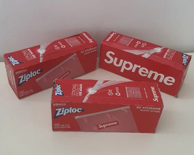 Supreme ジップロックZiploc 4箱セット（Supreme Ziploc Bags
