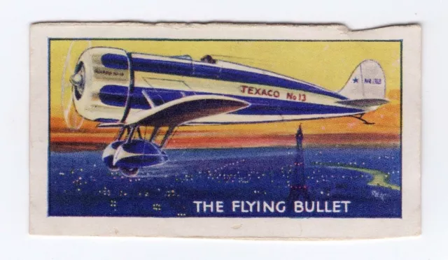 Franks Hawks U.S.A. flies the “Flying Bullet" anonymous Australian trade card
