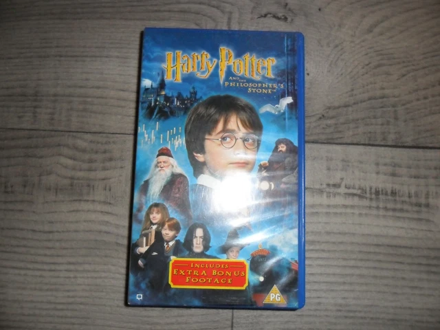 HP HARRY POTTER and the Philosophers Stone VHS Video Tape Cassette ...