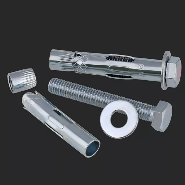 Zinc Plated Built-in Sleeve Wall Anchors Expansion Screw Bolt M6.5 M8 M10 M12