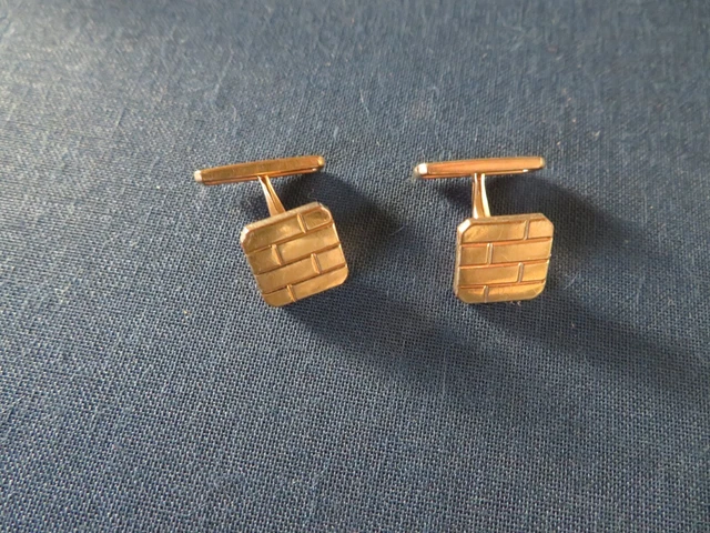 Paire de boutons de manchette or gris 750… | Piguet