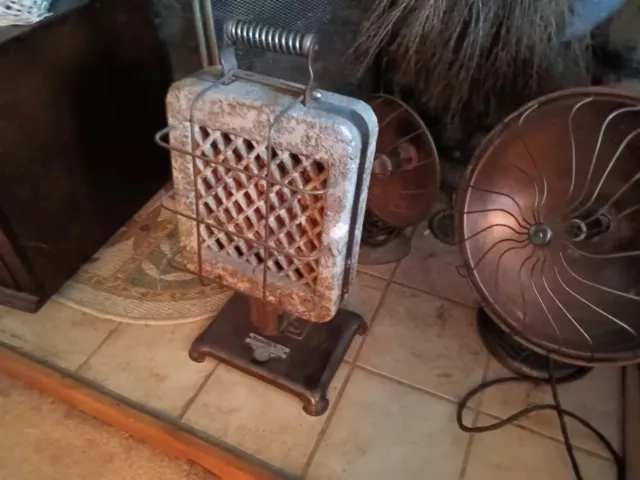 ANTIQUE VINTAGE RAY-GLO Gas Heater Fireplace insert- Excellent condition!  $250.00 - PicClick