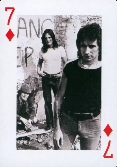 AC/DC, Rock and Pop Legends 2005, Playing Card