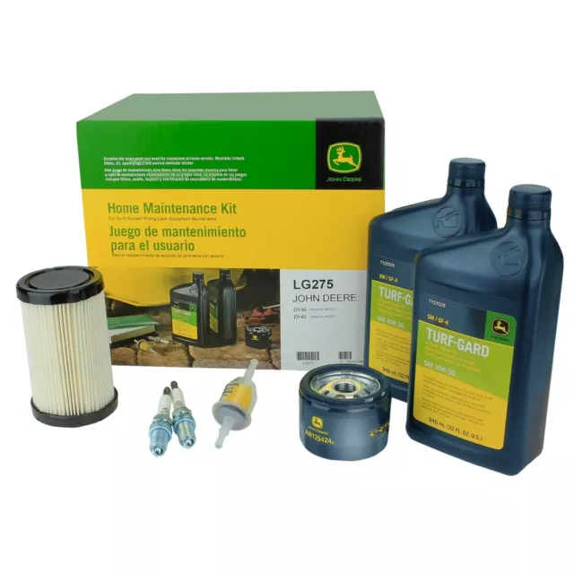 John Deere Ride On Mower Home Maintenance Kit - LG275.  D125, D130, D140, E140