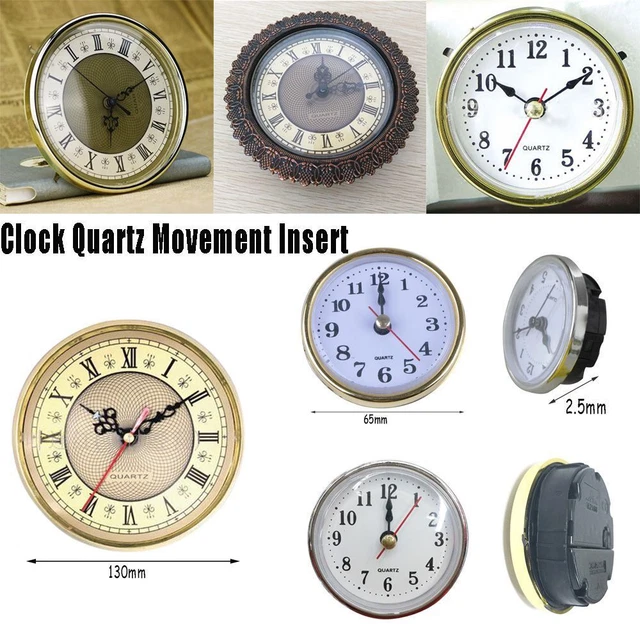 circulation insérer pièces de bricolage le mécanisme de l'horloge quartz