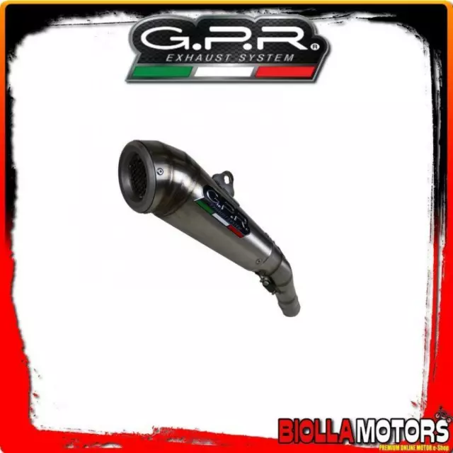 Silenziatore Gpr Ducati Diavel 1198 1198Cc 2011-2017 Racing Powercone Evo D.100.