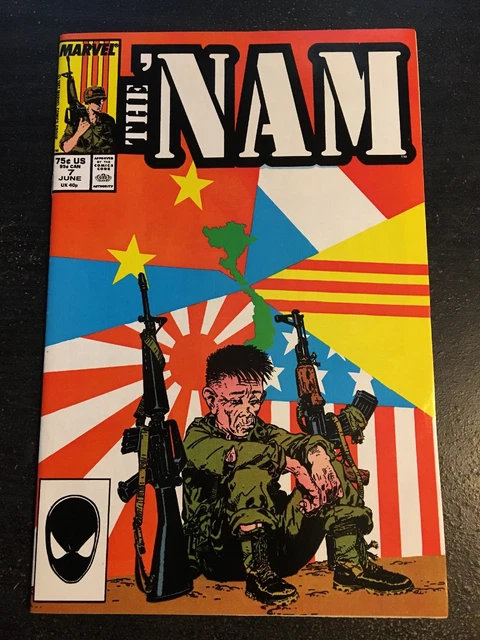 The ‘Nam#7 Incredible Condition 9.0(1987) Michael Golden Cover!