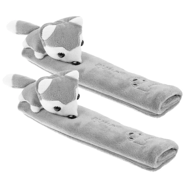 1 paio di copricinture di sicurezza auto cuscinetti cintura di sicurezza spalline cartoni animati cuscinetti cintura