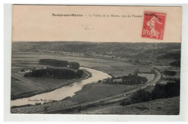 77 Saacy #19671 La Valley Of La Marne View From Butler