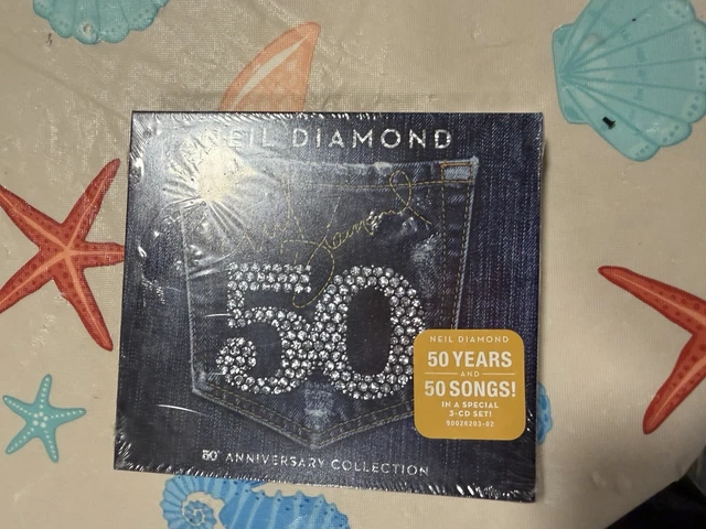 Neil Diamond Box Set NEIL DIAMOND 50TH Anniversary Collection 3-CD Set 2017 Sealed 50 Years ...