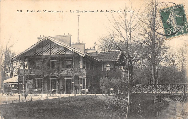 94-Vincennes-Le Bois-Restaurant De La Porte Jaune-N�6026-A/0231