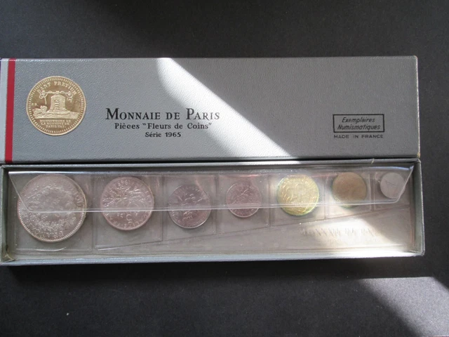 France Coffret FDC 1965 complet 1c.++++++10 francs