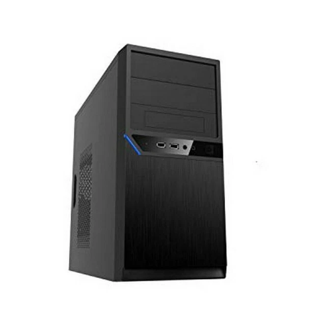 Torre PC CoolBox T310 Slim MATX USB-C Negra Fuente de Alimentación 500W