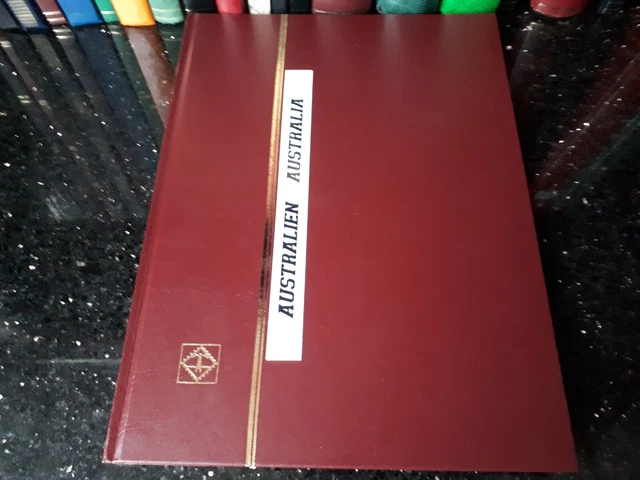 BRIEFMARKEN "AUSTRALIEN", kleine Sammlung auf 15 Albumseiten, TIP