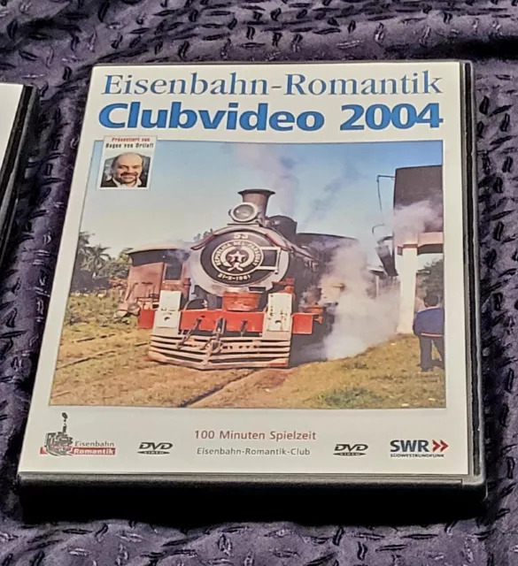 Eisenbahn Romantik Clubvideo 2004 DVD SWR Paraguay Lausitz Schweiz neuwertig