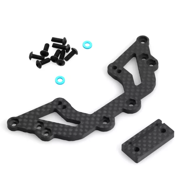 Carbon Fiber 2nd Second Floor Plate Steering Mount For Tamiya XV01 1/10 RC Car