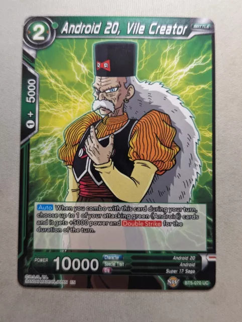 Android 20 Vile Creator - BT5-070 UC Dragon Ball Super - NON FOIL