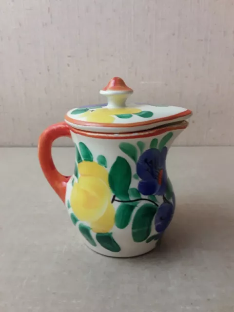 Vintage Hand Painted Ditmar Urbach Floral Creamer