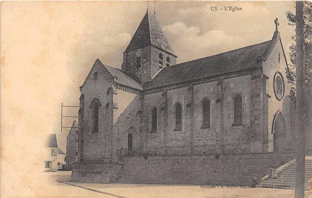 Cpa 95 Us L'eglise