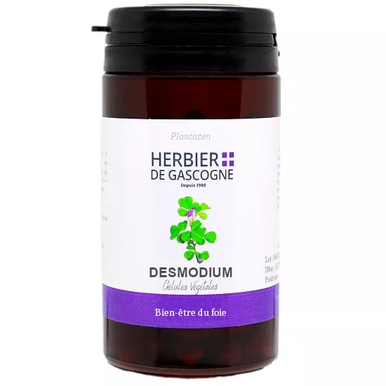 Desmodium | 80 gélules végétales dosées à 200 mg | Bien-être du foie | Digestion