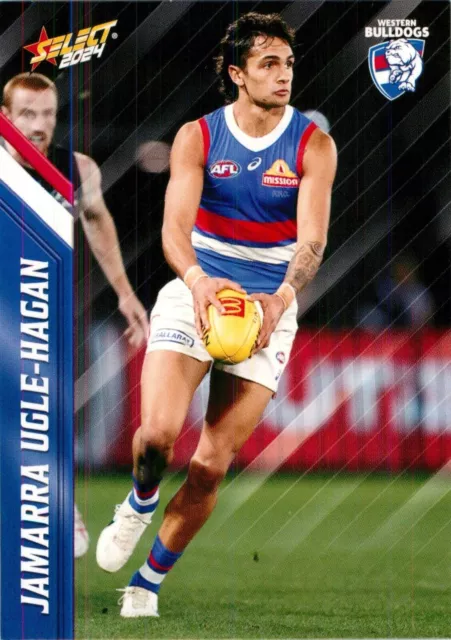 Carte AFL Select Footy Stars des Western Bulldogs 2024 - Jamarra Ugle-Hagan