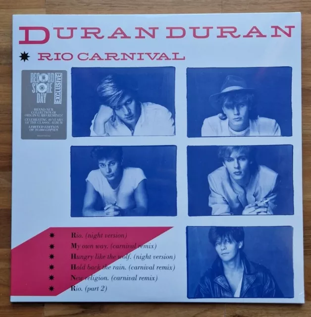 DURAN DURAN | Rio Carnival PINK-BLUE Vinyl EP RSD 2023