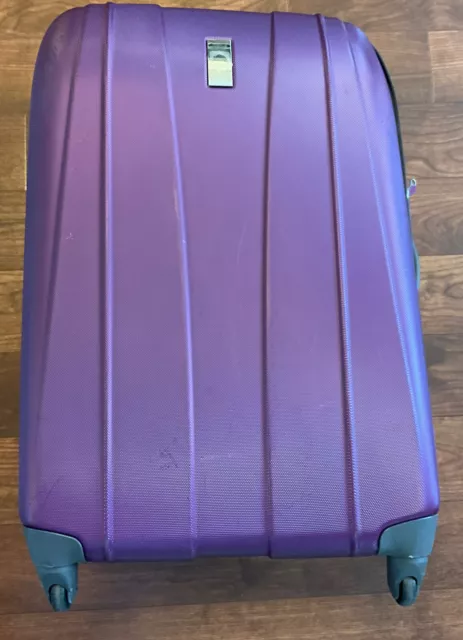 Delsey 24 Inch Large Suitcase Luggage Purple Local Pick Up Only