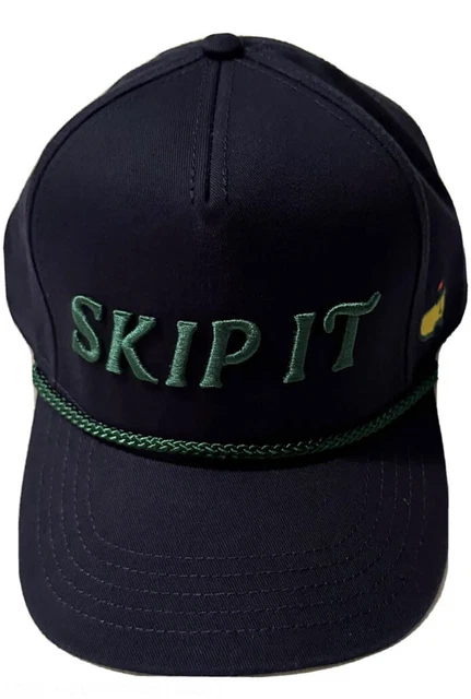 2023 MASTERS Hat SKIP IT Navy Snapback Augusta National Golf Course NEW