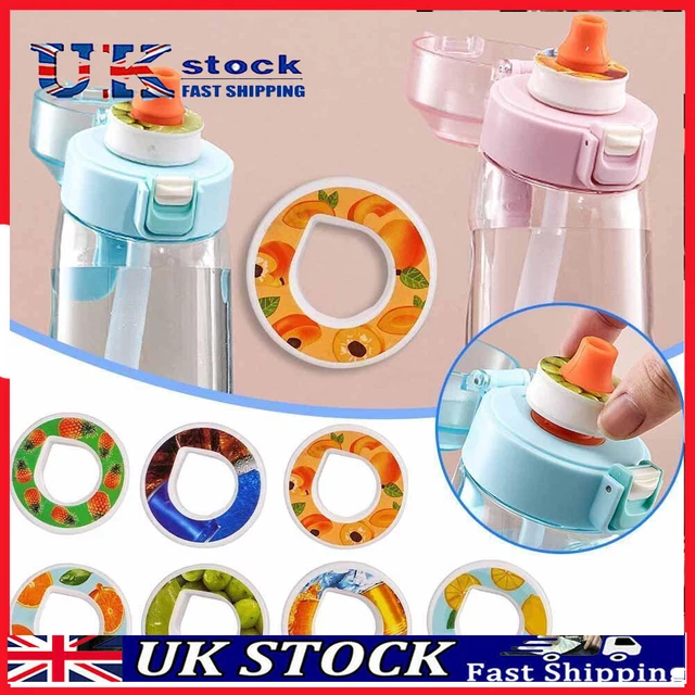 AIR UP WATER Bottle 650ml Flavoured Water Bottle Black Blue Pink Purple