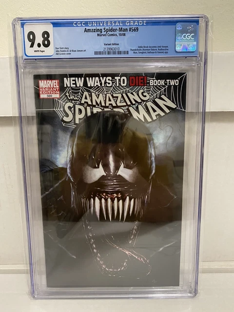 Amazing Spider-Man #569 CGC 9.8 NM+/M 1st Anti-Venom Granov variant Marvel 2008