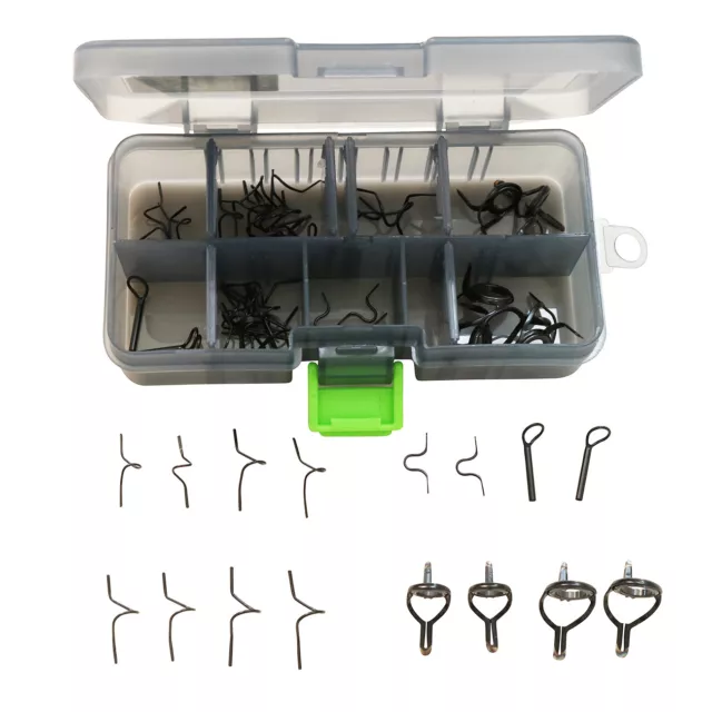 CIRCLEVAST FLY ROD Guide Snake Tip Repair Kit 60pcs 4-10WT Fly Rod Building  £22.66 - PicClick UK