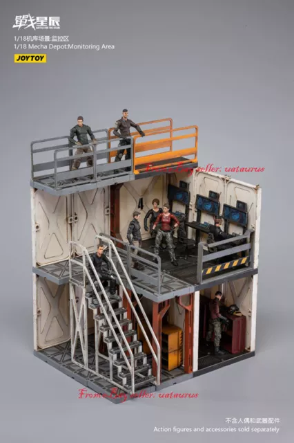 Perfect Joytoy 1/18 Mecha Depot:Monitoring Area Action Figure In Stock New Toy