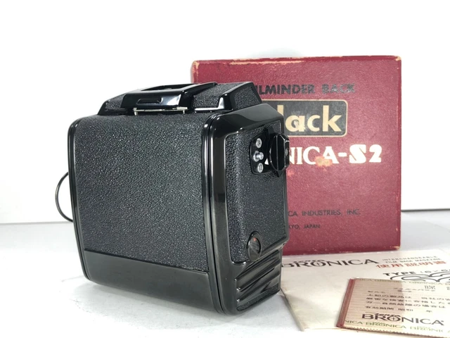 [Mint] Zenza Bronica S2 Filminder Back 6x6 Film Back Magazine Holder from JAPAN