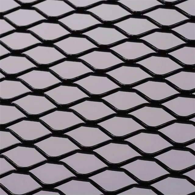 40inx13in Aluminum Mesh Grill Cover Grille Net For Car Bumper Fender Hood Vent