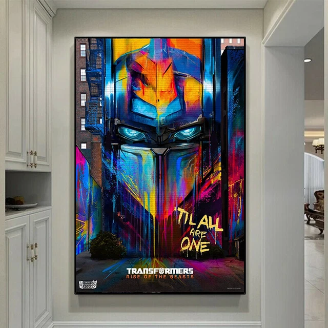 Transformers: Rise Of The Beasts 2023 Movie Poster – Choose Size A5, A4, A3, A2, Or A1, Brand New
