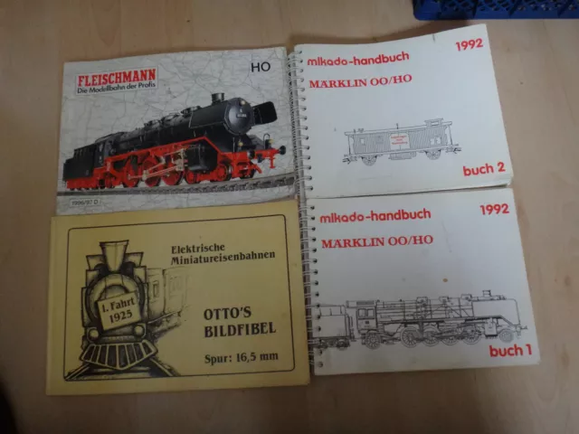 4 Modelleisenbahn Handbücher 90er Jahre