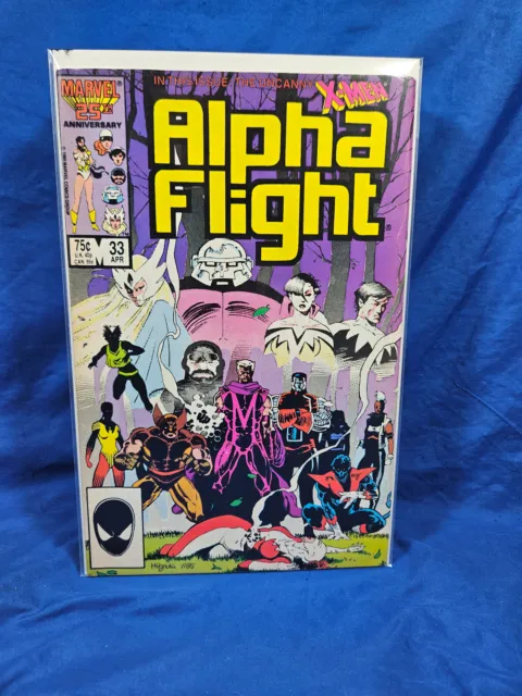 Alpha Flight #33 Early Lady Deathstrike Appearance Marvel 1986 FN/VF 7.0