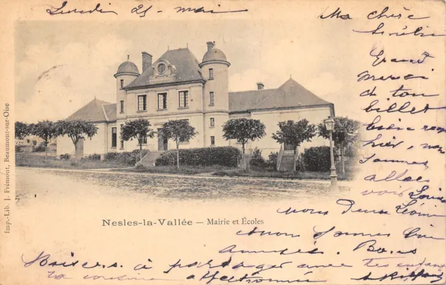 95-Nesles La Vallee-Mairie Et Ecoles-N 6011-G/0129