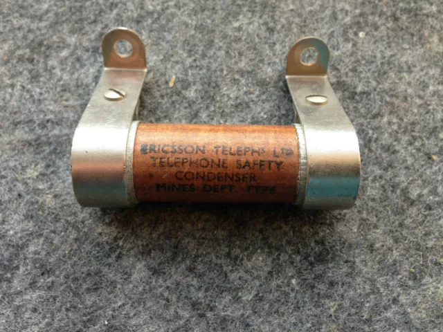 Ericsson Telephone Safety Condenser Mines Dept Type