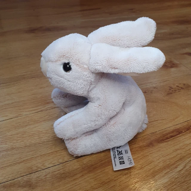 SAINSBURYS HOME SMALL bunny rabbit plush soft toy beanie Light Brown