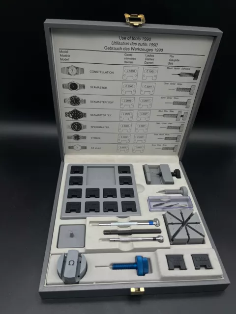 #1171 Original Omega Tool 1990 Uhrmacher Service Kit Bracelet Werkzeug Tool