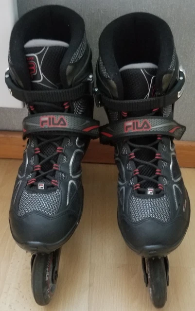 Roller fitness fila primo air zone 84mm man black red - pointure 45