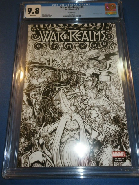 War of the Realms #6 Art Adams 1:200 Virgin Variant CGC 9.8 NM/M Gorgeous Gem